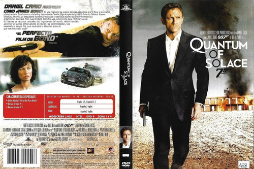Quantum Of Solace Dvd James Bond 007 Daniel Craig