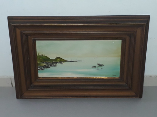 1887- Eduardo Camões Ose 62x42cm Com Moldura - Marinha. (Usado)