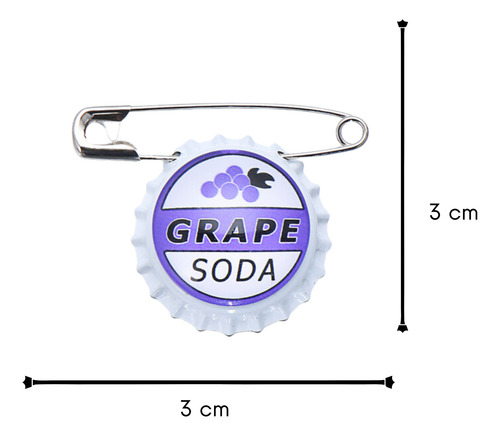 Broches De Soda Grape - PelĂcula Up (2 Piezas)