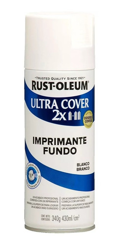 Imagen 1 de 4 de Pintura Aerosol Ultra Cover 2x Imprimante Blanco 340gr Rust