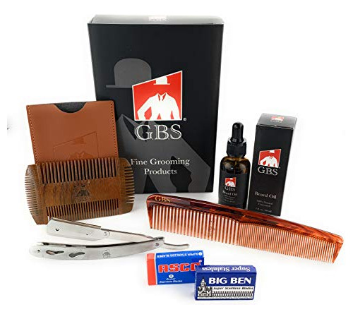 Maquinilla De Afeitar Profesional De Barbero Con Kit De Barb