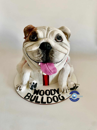 Torta Artesanal Bulldog Inglés Perro Dog