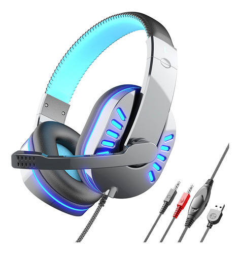 Auriculares Luminosos Para Computadora De Juegos I Computer