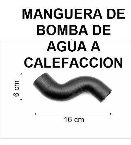 Manguera Bomba Agua A Calefaccion Chevrolet Optra 1.6 04-14