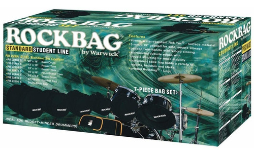 Funda Para Batería Kit 7 Piezas Rockbag By Warwick Rb22901