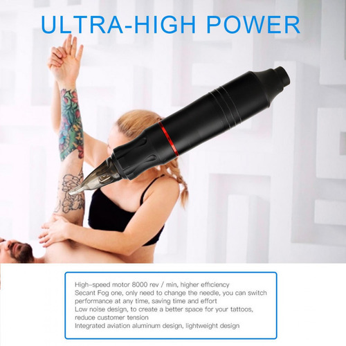 Imagen 2 de 9 de Máquina Tatuadora Profesional Giratoria De Alta Velocidad