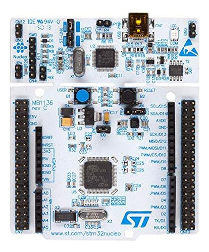 Stm32 Nucleo-64 Placa De Desarrollo Con Stm32f103rb Mcu, ...