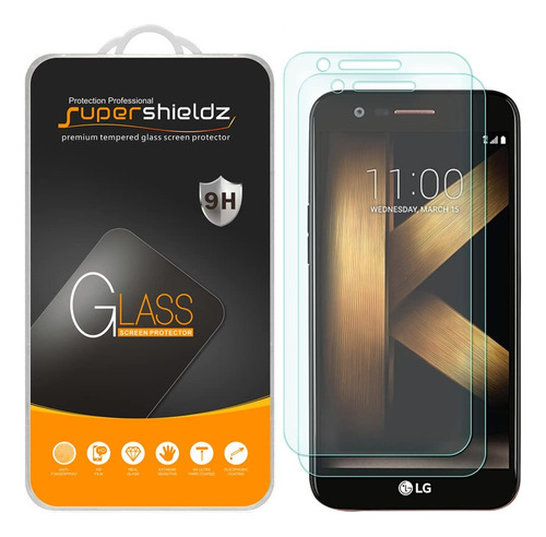 - Protector De Pantalla De Cristal Templado Para LG K20v K20