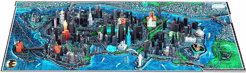 Puzzle 4d Del Paisaje Urbano De Batman Gotham City Time 3d (