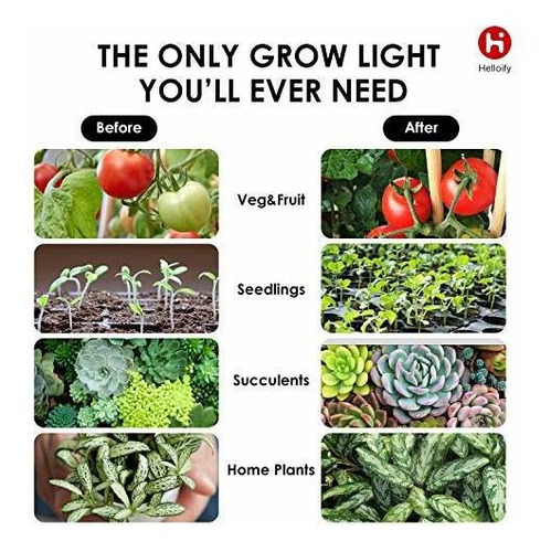 Helloify Br30 Bombilla Led Para Cultivo Planta 9