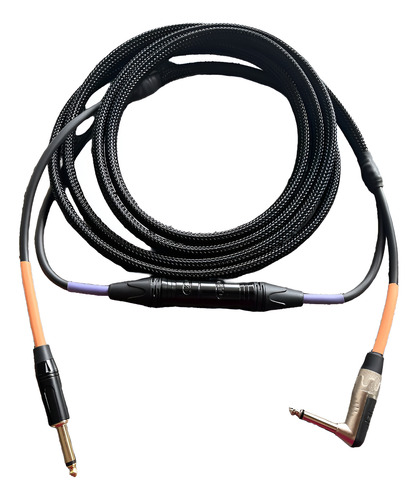 Cabo Duplo Instrumento + Fone 5m Com Malha Náutica Som Dtl