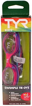 Tyr Gafas De Natación Juveniles Tie Dye, Talla Única, Para E