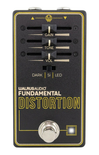 Walrus Audio Fundamental Series Distorção Pedal Nfe Garantia