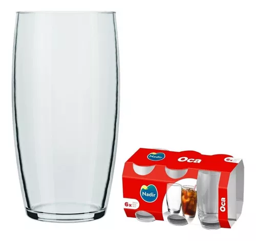 Jogo 12 Copos De Vidro Grosso Resistente Bar Restaurante Buffet 400ML Para  Água Suco Vinho Drink, Magalu Empresas