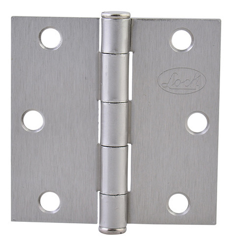 Bisagra Cuadrada 74mm Níquel Satinado Torni Lock LBC30NS