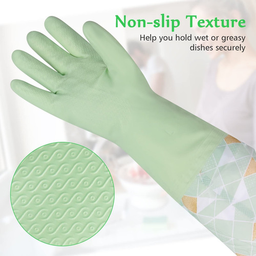Guantes De Limpieza For El Hogar, 3 Pares De Guantes