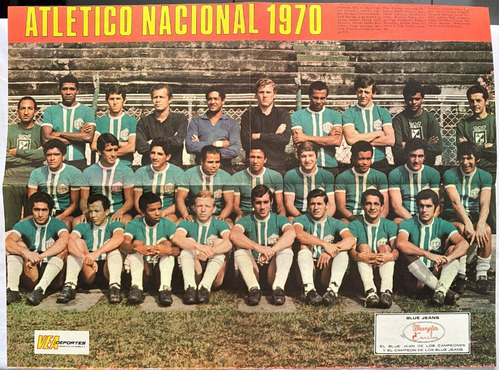 Atlético Nacional Revista Vea Deportes 1970