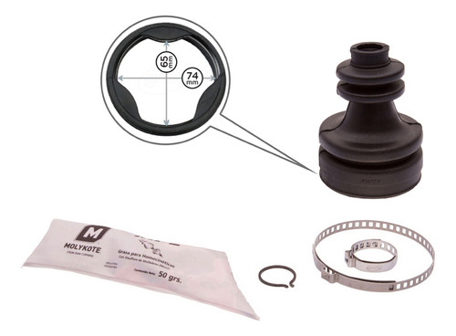 Kit Fuelle Homocinetica Lado Caja Renault Megane -