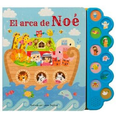 Libro Infantil: Arca De Noé 10 Botones Con Sonido