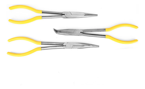 3 Alicates Mecánicos Para Puntas, 11 Pulgadas De Largo, 45°