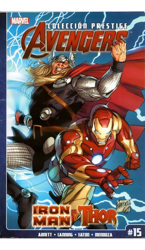 Avengers #15: Iron Man Y Thor, De Dan Abnett. Editorial Ovni Press En Español