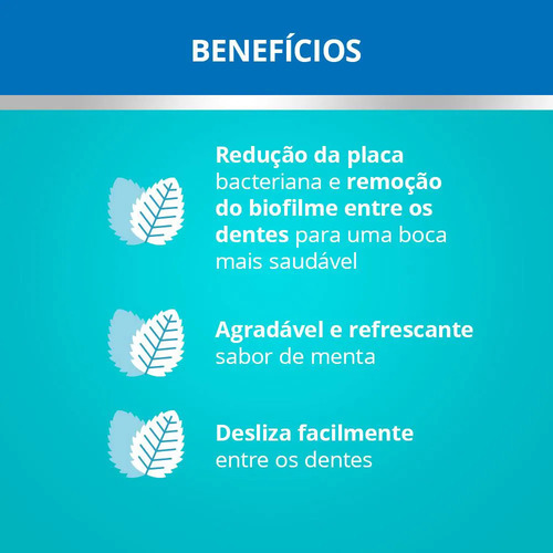 Fio Dental Reach Johnsons Essencial Menta 100 Metros Menta