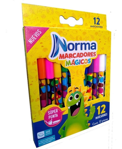 Marcadores Magicos Norma 12 Piezas