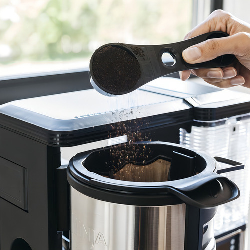 Cafeteira especial Ninja Cm401 para 10 xícaras, cor preta