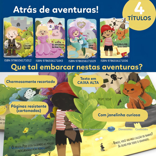 Atrás de Aventuras! As Gostosuras da Sereia Selma, de Tulip Books. Editorial Todolivro Distribuidora Ltda. em português, 2022
