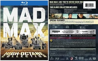 Mad Max Colección Películas Hd Bluray 4k Nuevo Original