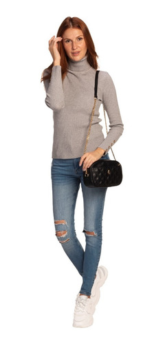 Imagen 4 de 7 de Crossbody Hpc Polo En Bloques Capitonados