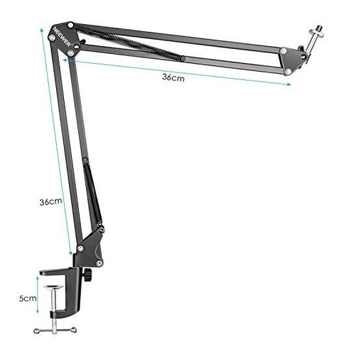 Brazo Sujecion Ajustable Para Tijera Rotacion 360 Grado 2.2