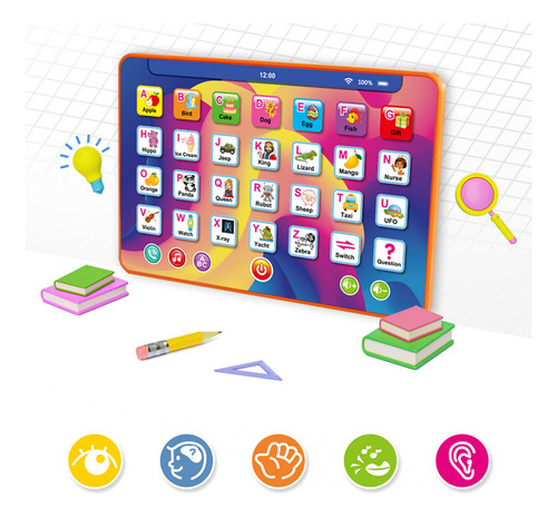 Máquina De Aprendizaje Para Niños Tablet Alphabet Tablet En