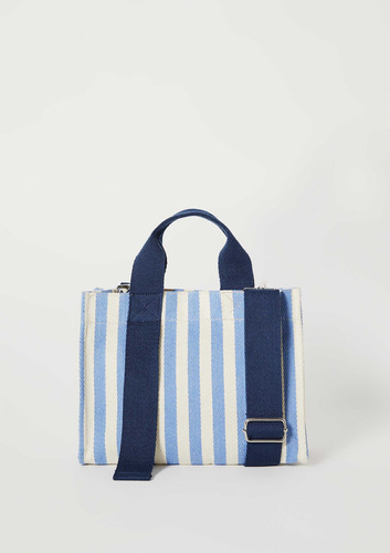 Bolsa Tote Feminina Média Hering Cor Azul