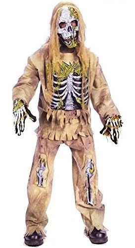 Disfraz Esqueleto Zombie Para Niños.