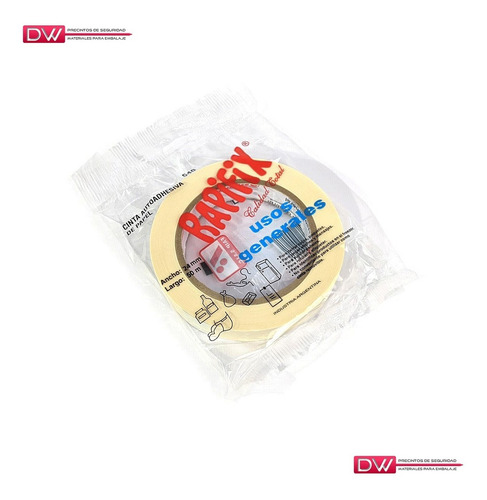 Imagen 2 de 10 de Cinta De Papel Enmascar Pintor Rapifix 24x50mts X Rollo Dw!