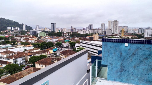 Cobertura Com 3 Dormitórios À Venda, 138 M² Por R$ 900.000,00 - Vila Belmiro - Santos/sp - Co0129