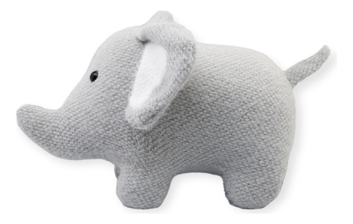 Elefante De Peluche Gris Tierno Juguete Animales Suave 30cm