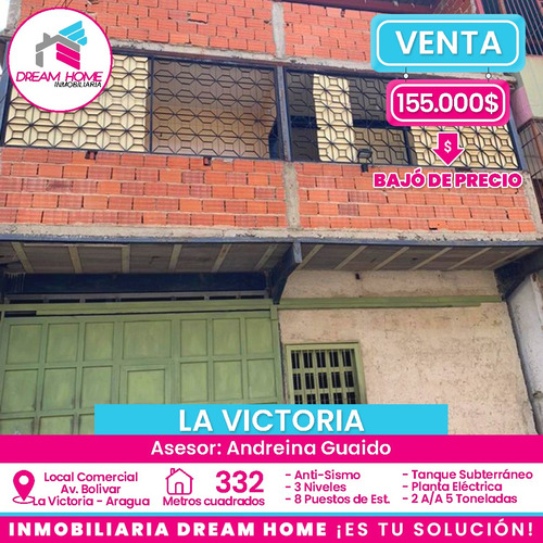 Local En Venta  Urb. Bolívar Norte, La Victoria, Aragua. 