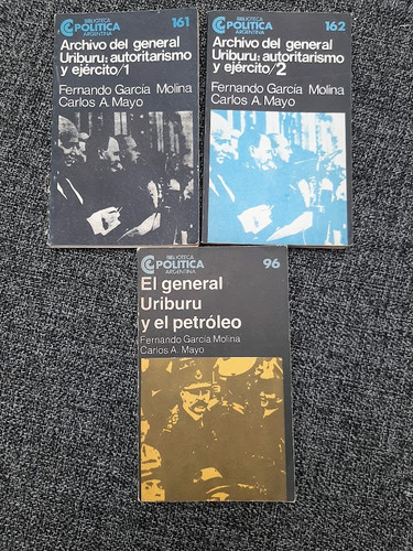 Archivo Del General Uriburu. García Molina Y Mayo