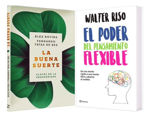 Buena Suerte + Poder Del Pensamiento Flexible Pack 2 Libros