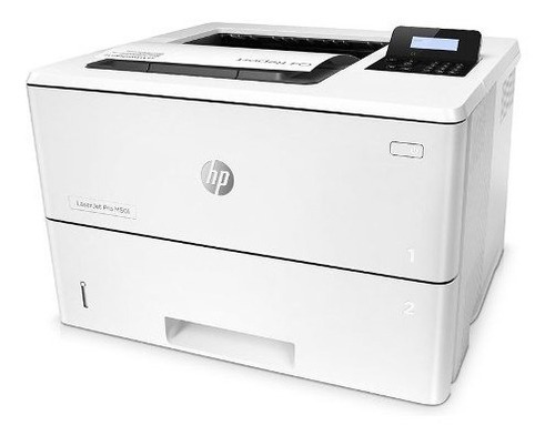 Impresora de red/dúplex HP Laserjet Mono M501dn, color blanco, 100 V - 127 V