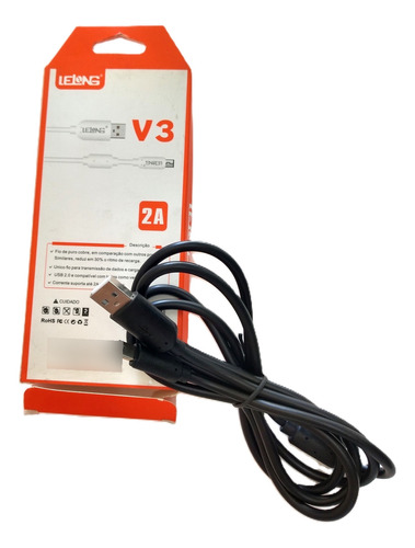 Cabo De Dados Usb X V3 Lelong Le 4019 V3