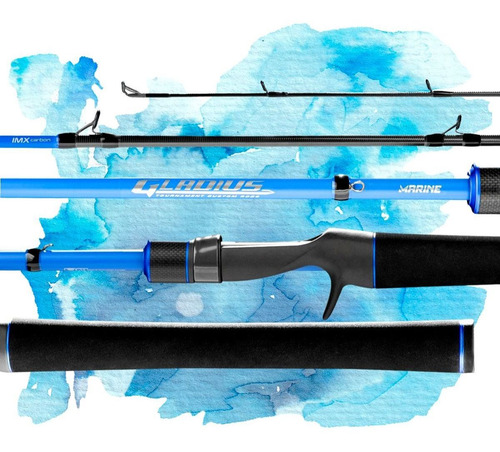 Caña Gladius 601 Marine de 1,83 m, 20-25 libras, para carrete integral