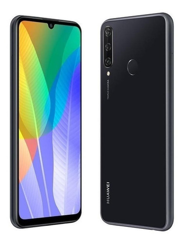 Imagen 3 de 4 de Huawei Y6p 64 GB midnight black 3 GB RAM