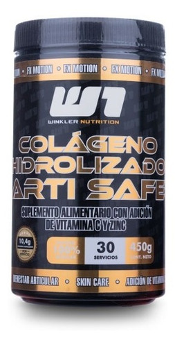 Colágeno Hidrolizado Arti-safe 450g 30serv Winkler Nutrition