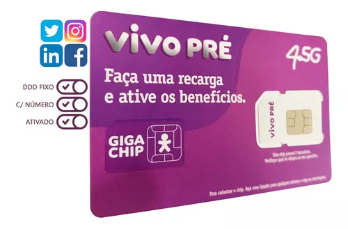 Chip Da Vivo Já Ativado Para Você Ddd 41 Curitiba Pr