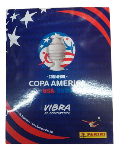 Álbum Panini Copa América 2024 Tapa Blanda