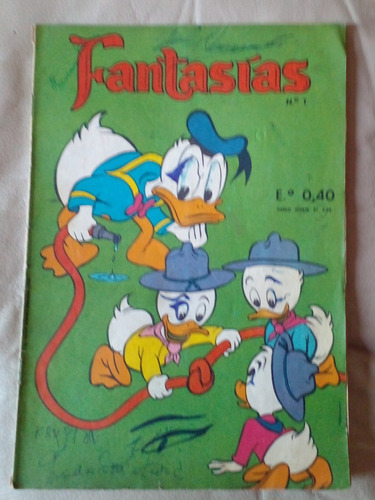 Comics Fantasías  Disneylandia 1 Zig-zag Agosto 1964