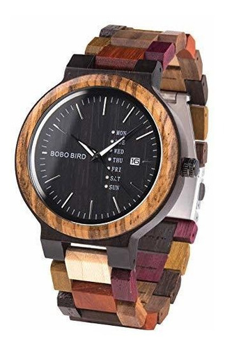 Reloj Guanke Para Hombre Gk-p14-1 Hecho A Mano Pulsera De